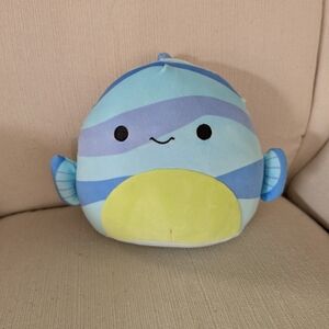 Blue and Yellow Fish Plush Toy